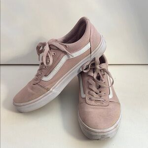 Vans Women's Pink Canvas Sneakers